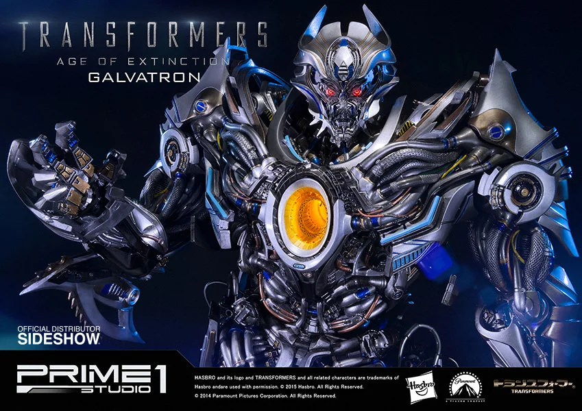 Galvatron Polystone Statue (LED) view 2