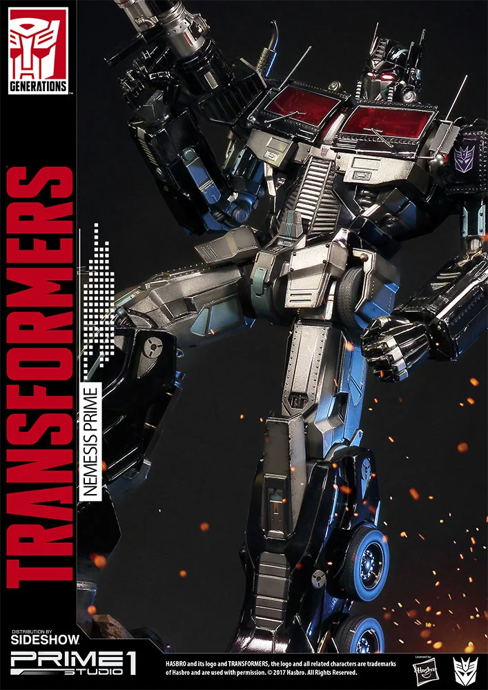 Nemesis Prime G1 Premium Masterline Statue view 6