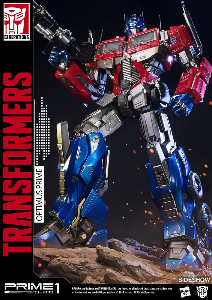Optimus Prime G1 Premium Masterline Statue view 2