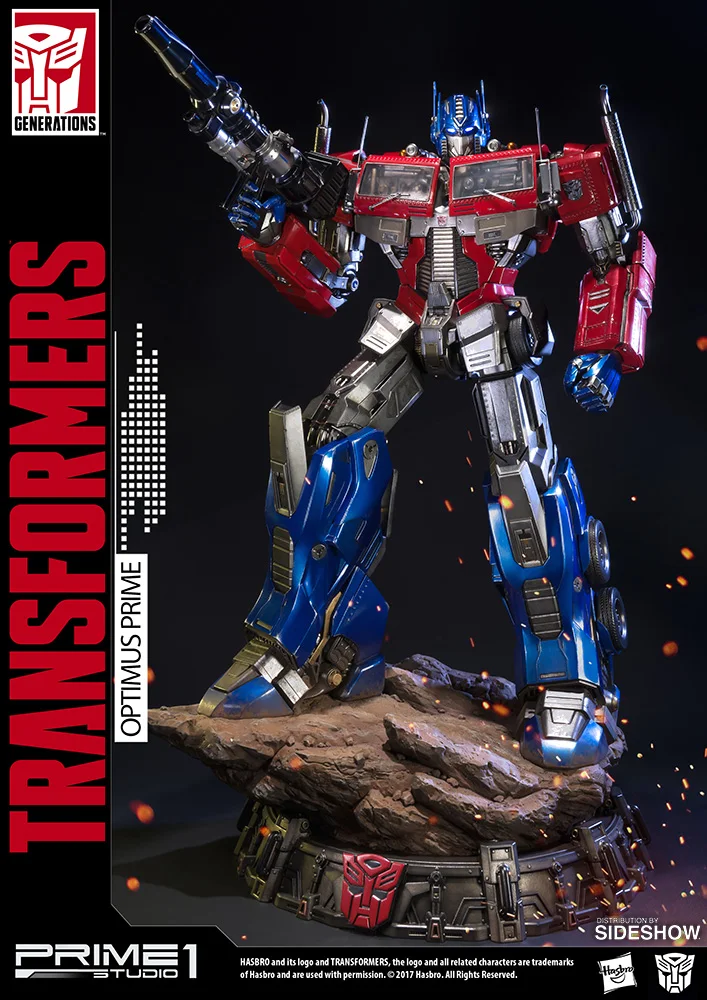 Optimus Prime G1 Premium Masterline Statue view 3