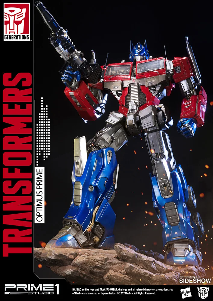 Optimus Prime G1 Premium Masterline Statue view 4