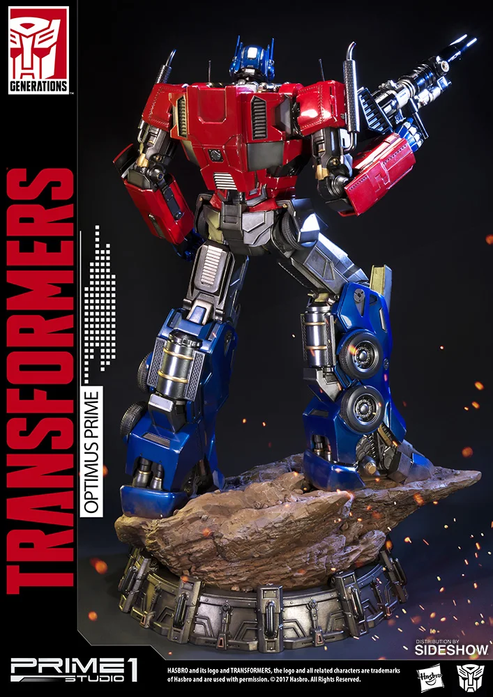 Optimus Prime G1 Premium Masterline Statue view 5