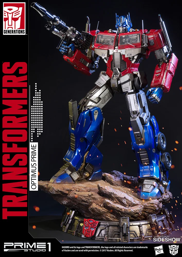 Optimus Prime G1 Premium Masterline Statue view 6