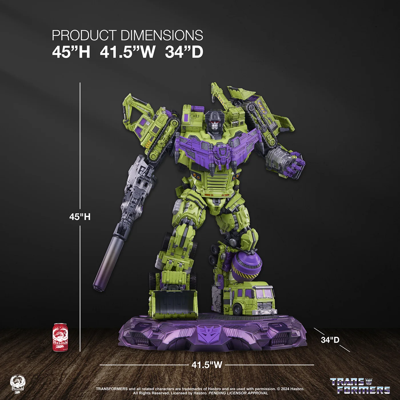Devastator Museum Scale Statue view 3