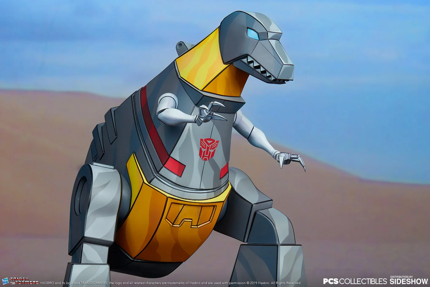 Grimlock Classic Scale Statue view 2