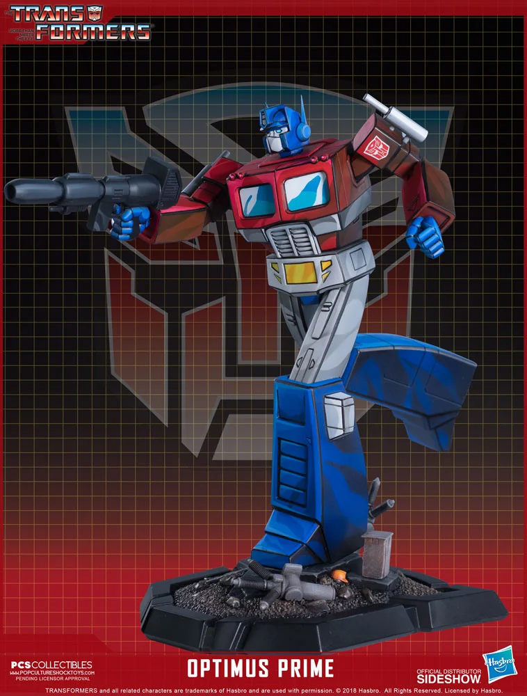 Optimus Prime Classic Scale Statue view 3