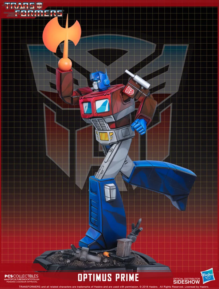 Optimus Prime Classic Scale Statue view 4