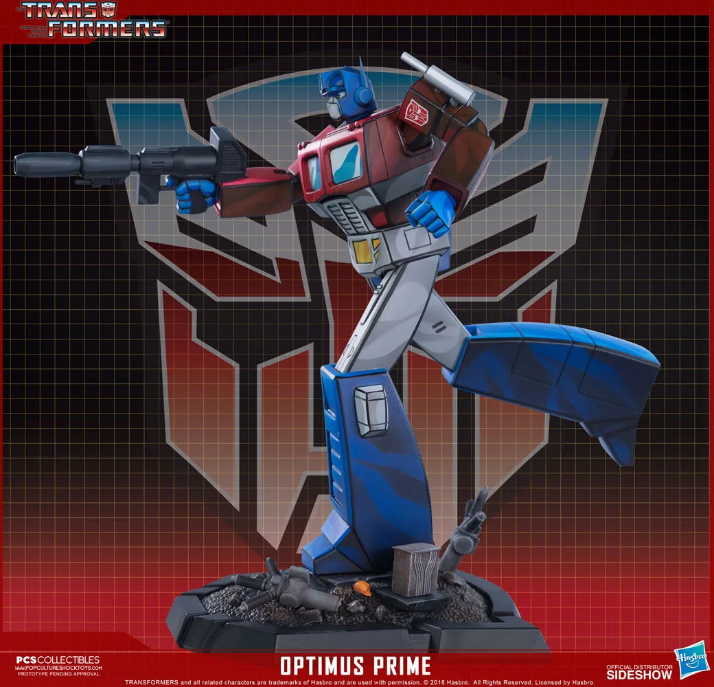 Optimus Prime Classic Scale Statue view 6