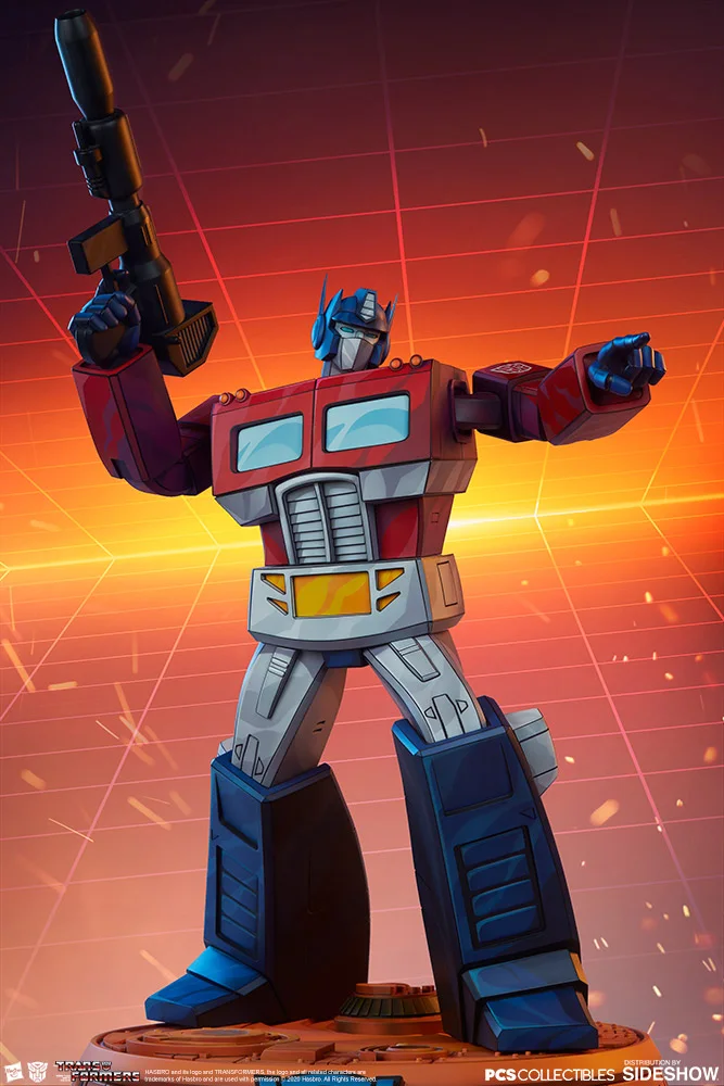 Optimus Prime G1 Museum Scale Statue view 2