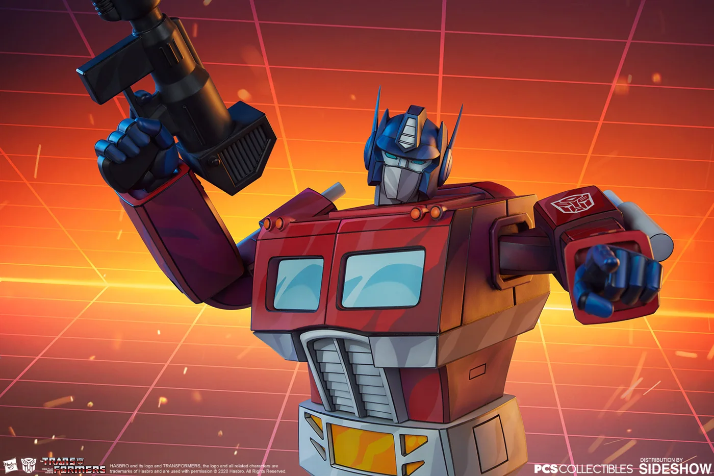 Optimus Prime G1 Museum Scale Statue view 3