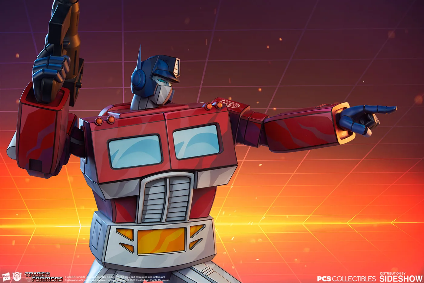 Optimus Prime G1 Museum Scale Statue view 4
