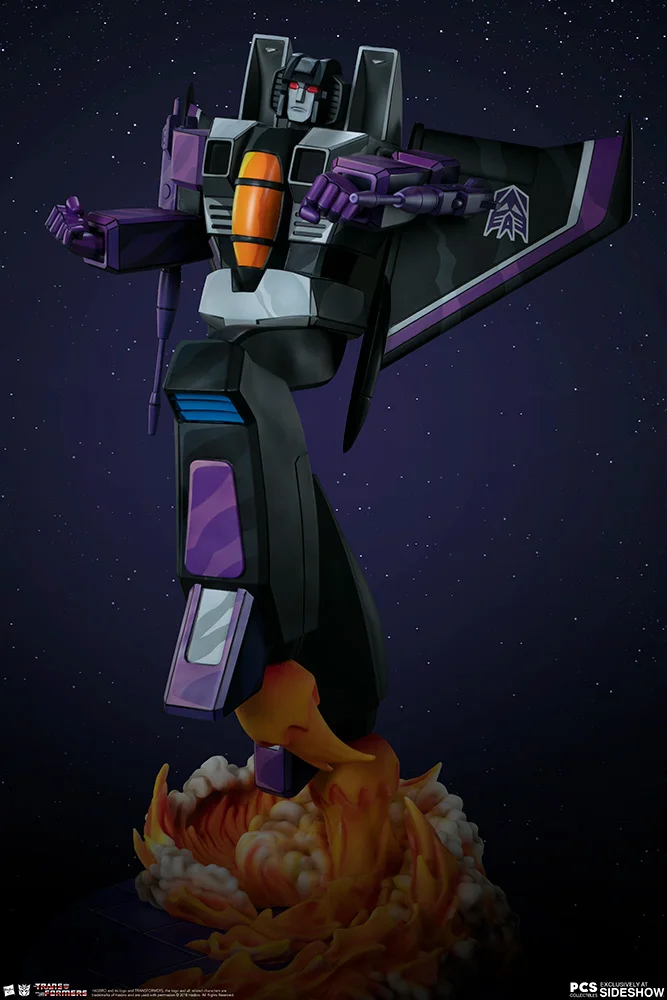 Skywarp G1 Statue view 2