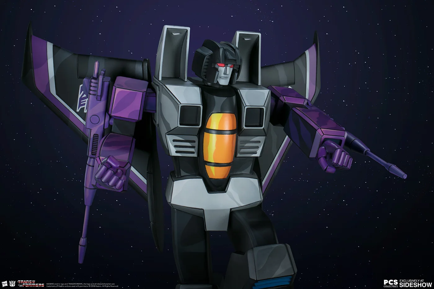 Skywarp G1 Statue view 3