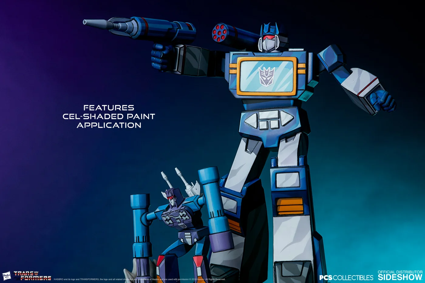 Soundwave Classic Scale Statue view 2