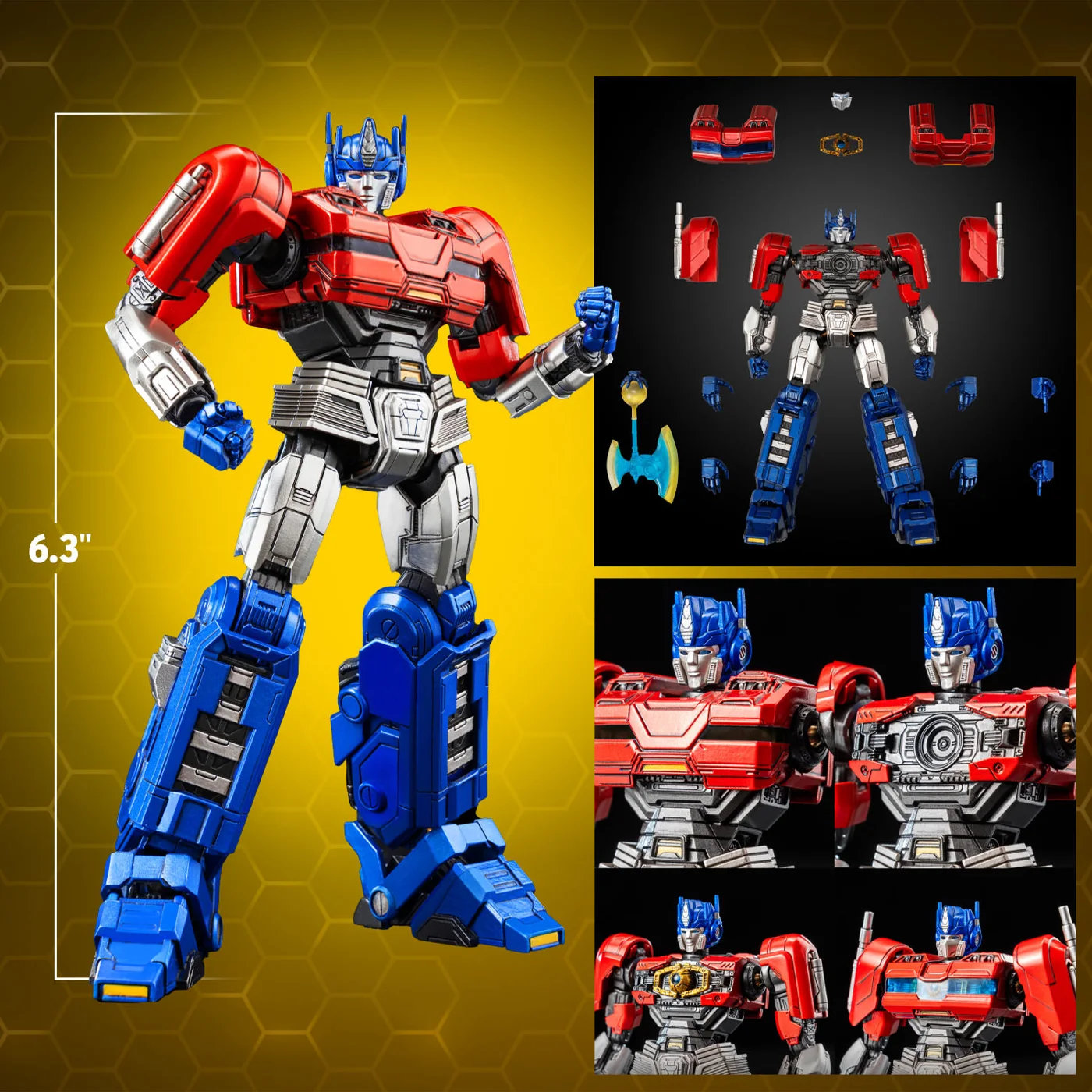 Optimus Prime / Orion Pax MDLX view 3
