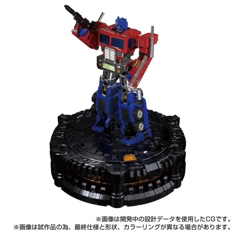 Transformers 40th Selection T-Spark KS-01 Optimus Prime (Convoy) Karakuri Statue view 2