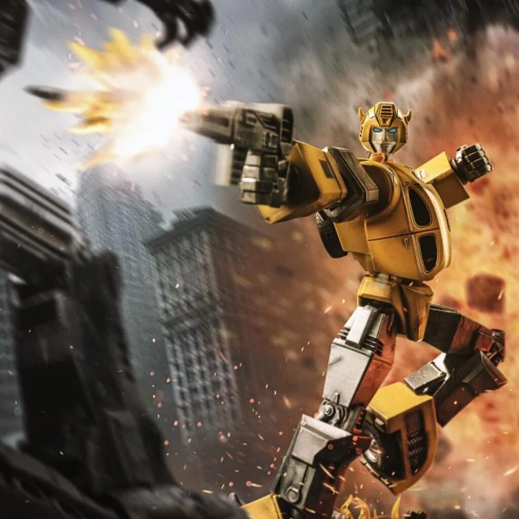 Transformers Bumblebee 1/20 Demi Art Scale Statue view 2