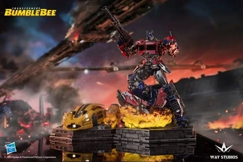Transformers: Bumblebee Optimus Prime & Bumblebee Limited Edition Mini Statue Set