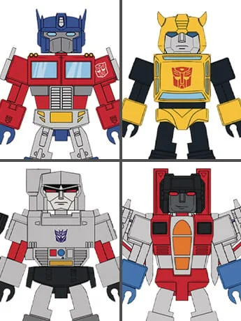 Transformers Minimates VHS SDCC 2022 Exclusive Box Set view 2