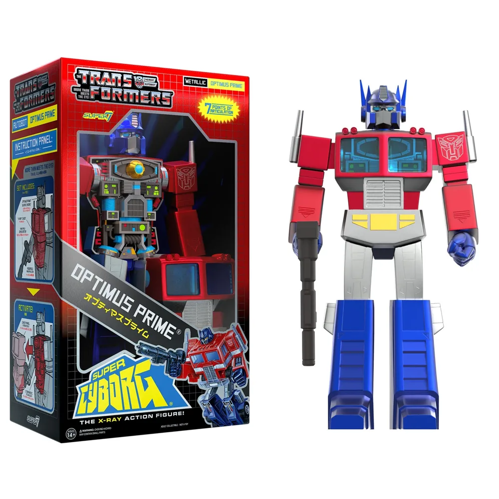 Super7 Super Cyborg Optimus Prime (Metallic)