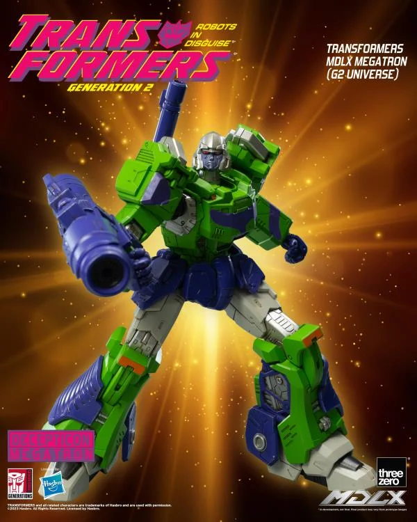 Transformers MDLX Articulated Figure Series Megatron (G2 Universe) BBTS Exclusive Figure